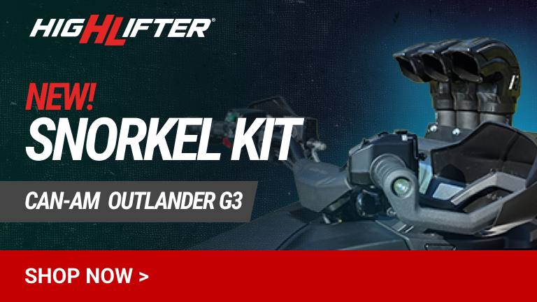 High Lifter's new silicone snorkel kit for the Gen3 Can-Am Outlander.